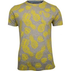 Szary T-Shirt (Koszulka) z Nadrukiem -Brave Soul- Męski, w Żółte Ananasy, Owoce, z Kieszonką TSBRSSS19FRUITgrey. Żółte koszulki męskie Brave Soul, m, z nadrukiem, z tkaniny, casualowe, bez kołnierzyka, bez rękawów. Za 49,00 zł.