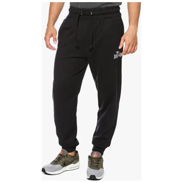 Lonsdale Spodnie Bridgwater , czarny, rozmiar M. Czarne spodnie męskie Lonsdale, na co dzień, m, bez wzorów, z bawełny, klasyczne. W wyprzedaży za 99,99 zł.