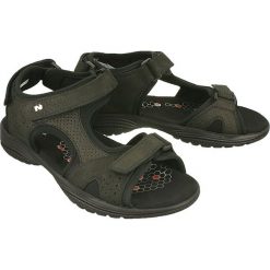 NIK 07-0295-00-0-02-00 czarny, sandały damskie. Czarne sandały damskie Nik, bez wzorów, ze skóry, sportowe, bez obcasa, na rzepy. Za 209,90 zł.