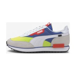 Puma Future Rider Play On Tenisówki Żółty Biały. Żółte trampki męskie Puma, bez wzorów, ze skóry, bez zapięcia. Za 395,95 zł.