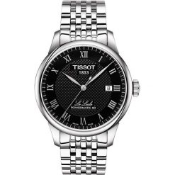 RABAT ZEGAREK TISSOT LE LOCLE POWERMATIC 80 T006.407.11.053.00. Czarne zegarki męskie marki TISSOT, ze stali. W wyprzedaży za 1936,00 zł.