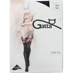 Gatta - Rajstopy Girl-up. Czarne rajstopy damskie Gatta, bez wzorów. Za 29,90 zł.