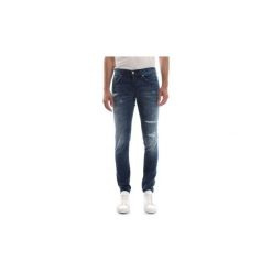 Jeansy slim fit Dondup RITCHIE UP424. Niebieskie jeansy męskie Dondup, m, bez wzorów. Za 737,76 zł.