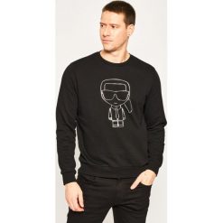 Bluza Karl Lagerfeld Sweat Crewneck 705027 501900. Niebieskie bluzy męskie KARL LAGERFELD, m, bez wzorów, z bawełny, bez kołnierzyka, bez rękawów, bez kaptura. Za 599,00 zł.