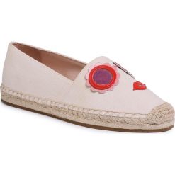 Espadryle KATE SPADE - Grenada Glasses K0052 Parchment. Brązowe espadryle damskie Kate Spade, bez wzorów, ze skóry, bez obcasa, na płaskiej podeszwie. W wyprzedaży za 349,00 zł.