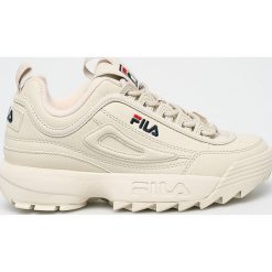 Fila - Buty Disruptor Low. Brązowe buty sportowe damskie Fila, bez wzorów, z gumy, sportowe. W wyprzedaży za 349,90 zł.