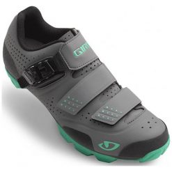 Giro Buty Rowerowe Manta R Charcoal/Turquise W 38,5. Szare buty sportowe damskie Giro, bez wzorów, sportowe. W wyprzedaży za 419,00 zł.