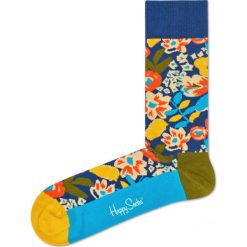 Happy Socks Top Floor Skarpetki Niebieski Wielokolorowy. Niebieskie skarpetki damskie Happy Socks, bez wzorów, z elastanu, bez kołnierzyka. Za 94,95 zł.