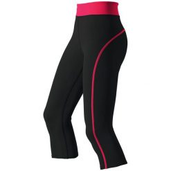 Legginsy sportowe damskie: Odlo Legginsy Tights 3/4 SHANA czarne r. XL