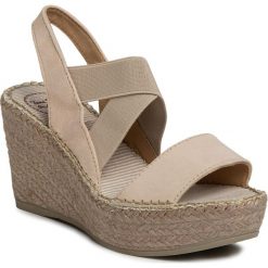 Espadryle TONI PONS - Loe-A Pedra. Brązowe espadryle damskie Toni Pons, bez wzorów, ze skóry, bez obcasa, na obcasie. Za 299,00 zł.