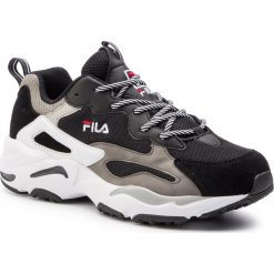Sneakersy FILA - Ray Tracer 1010685.25Y Black. Czarne sneakersy męskie Fila, na co dzień, bez wzorów, ze skóry, bez zapięcia. Za 429,00 zł.