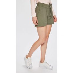 Jacqueline de Yong - Szorty Pretty. Szare szorty damskie marki Jacqueline de Yong, s, z elastanu, casualowe, z podwyższonym stanem. W wyprzedaży za 49,90 zł.