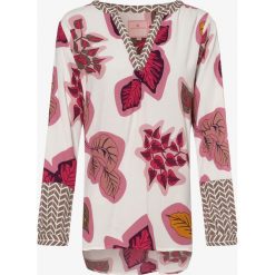 Lieblingsstück - Bluzka damska – EllinorW, beżowy. Brązowe bluzki damskie Lieblingsstück, z nadrukiem, eleganckie, bez kołnierzyka, bez rękawów. Za 499,95 zł.