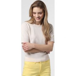 SvB Exquisit - Sweter damski z czystego kaszmiru, beżowy. Brązowe swetry damskie SvB Exquisit, bez wzorów, z kaszmiru, bez rękawów, bez kaptura. Za 579,95 zł.