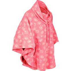 Poncho bonprix jasnoróżowy z nadrukiem. Różowe żakiety damskie bonprix, z nadrukiem, z dresówki. Za 109,99 zł.