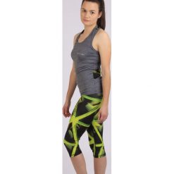 Spokey Leginsy damskie Triani 3/4 fitness czarno-zielone r. S (839469). Czarne spodnie sportowe damskie marki Spokey, s. Za 143,75 zł.