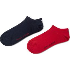 Zestaw 2 par stopek unisex TOMMY HILFIGER - 342023001 Tommy Original 085. Czerwone skarpetki męskie z elastanu. Za 44,99 zł.