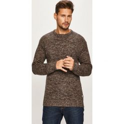 Produkt by Jack & Jones - Sweter. Niebieskie swetry męskie PRODUKT by Jack & Jones, s, bez wzorów, z bawełny, z okrągłym kołnierzem, bez kaptura. W wyprzedaży za 59,90 zł.