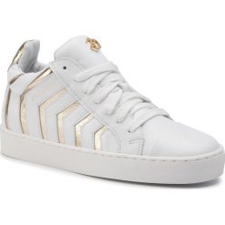 Sneakersy EVA MINGE - EM-33-06-000277 126. Białe półbuty damskie Eva Minge, na co dzień, bez wzorów, ze skóry, bez obcasa, na płaskiej podeszwie, bez zapięcia. Za 439,00 zł.