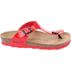 Buty damskie: Japonki w kolorze czerwonym