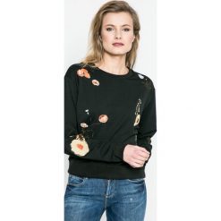 Haily's - Bluza. Czarne bluzy damskie marki Haily's, s, z aplikacjami, z bawełny, bez kaptura. W wyprzedaży za 69,90 zł.