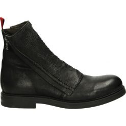 Botki męskie - 357133 NERO. Czarne botki męskie Venezia, ze skóry. Za 369,00 zł.