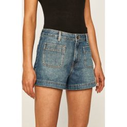Lee - Szorty jeansowe. Niebieskie szorty damskie Lee, l, bez wzorów, z bawełny, casualowe. W wyprzedaży za 199,90 zł.