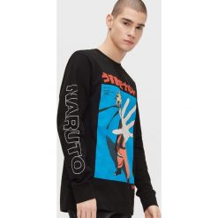 Koszulka Naruto Shippuden czarna - Czarny. Czarne koszulki męskie Cropp, s, bez wzorów, bez kołnierzyka, długie. Za 59,99 zł.