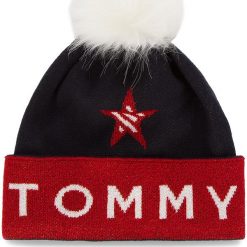 Czapka TOMMY JEANS - Tjw Corporate Beanie AW0AW05983 901. Niebieskie czapki zimowe damskie marki Tommy Jeans, z bawełny. Za 229,00 zł.
