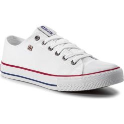 Trampki BIG STAR - DD274A232R36 White. Białe półbuty damskie marki BIG STAR, bez wzorów, z gumy, bez zapięcia. Za 89,00 zł.