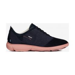 Geox Nebula Tenisówki Czarny. Czarne trampki i tenisówki damskie Geox, bez wzorów, ze skóry, bez zapięcia. Za 619,95 zł.