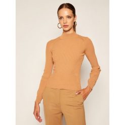 Golf Guess Helena Turtle W0BR0H Z2G50. Pomarańczowe swetry damskie Guess, xl, z aplikacjami, bez rękawów, bez kaptura. Za 369,00 zł.