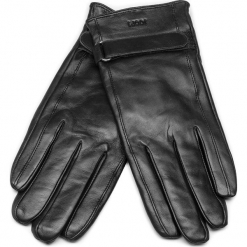 Rękawiczki Damskie JOOP! - Gloves 7234 170006310 Black 001. Czarne rękawiczki damskie JOOP!, bez wzorów, ze skóry. W wyprzedaży za 189,00 zł.