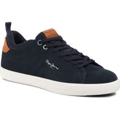 Sneakersy PEPE JEANS - Marton Suede PMS30557 Navy 595. Niebieskie sneakersy męskie Pepe Jeans, bez zapięcia. W wyprzedaży za 259,00 zł.
