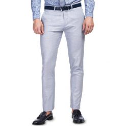 Spodnie BIAGIO SMNS030018. Szare spodnie męskie Giacomo Conti, m, bez wzorów, z elastanu, eleganckie. Za 199,00 zł.
