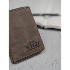 Portfel męski skórzany Always Wild N4-AZ brown crazy - Brązowy. Pomarańczowe portfele męskie ALWAYS WILD, bez wzorów. Za 44,99 zł.