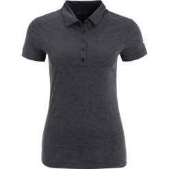 Nike Golf VICTORY Koszulka sportowa black/heather/white. Czarne topy sportowe damskie Nike Golf, xs, z poliesteru, z golfem. W wyprzedaży za 142,45 zł.
