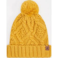 Czapka z pomponem - Żółty. Żółte czapki męskie Reserved, bez wzorów. Za 49,99 zł.