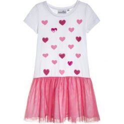 Sukienki dziewczęce: happy girls HERZCHEN Sukienka z dżerseju pink