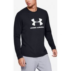 Under Armour Sportstyle Koszulka Czarny. Czarne podkoszulki męskie Under Armour, l, z nadrukiem, z bawełny, z długim rękawem. Za 137,95 zł.