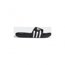 Klapki adidas Klapki Adissage. Czarne klapki damskie Adidas, bez wzorów, bez obcasa. Za 99,95 zł.