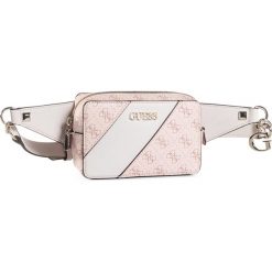 Saszetka nerka GUESS - Camy (SG) Mini HWSG77 41800 BSM. Różowe nerki damskie Guess, z aplikacjami, ze skóry ekologicznej, bez dodatków. Za 399,00 zł.
