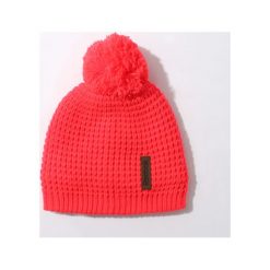 Czapka Reebok Classic Solid Pom Pom Neoche (AB1199). Czerwone czapki zimowe damskie Reebok, na jesień, z materiału. Za 49,99 zł.