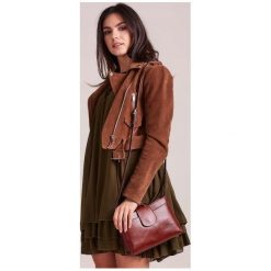 ROVICKY TORBA WIZYTOWA KOPERTÓWKA SKÓRA NATURALNA. Szare kopertówki damskie ROVICKY, na co dzień, w paski, ze skóry, eleganckie, małe, bez dodatków. Za 169,90 zł.