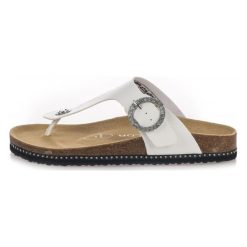 Tom Tailor Japonki Damskie 38 Biały. Białe klapki damskie Tom Tailor, bez wzorów, bez obcasa. Za 266,00 zł.