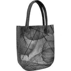 Torebka "City" w kolorze szarym ze wzorem - (S)35 x (W)42 x (G)10 cm. Szare torebki klasyczne damskie Bertoni, z materiału. W wyprzedaży za 57,95 zł.