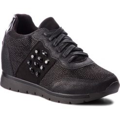 Sneakersy XTI - 48267 Czarny. Czarne sneakersy damskie marki Xti, z materiału. W wyprzedaży za 179,00 zł.