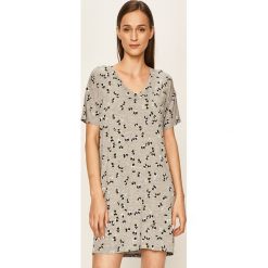 Dkny - Koszula nocna. Czarne piżamy damskie DKNY, s, bez wzorów, z bawełny, z krótkim rękawem, krótkie. W wyprzedaży za 229,90 zł.