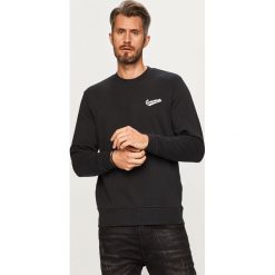 Converse - Bluza. Czarne bluzy męskie Converse, s, bez wzorów, z elastanu, z okrągłym kołnierzem, bez rękawów, bez kaptura. Za 179,90 zł.
