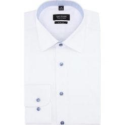 Koszula bexley 2801 długi rękaw slim fit biały. Białe koszule męskie Recman, m, bez wzorów, bez kołnierzyka, z długim rękawem. Za 139,00 zł.